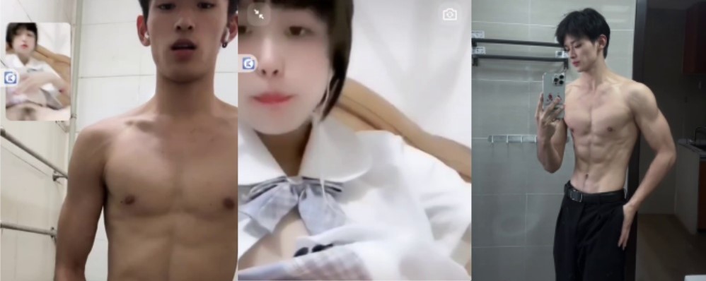 表面腹肌男  私下猥琐男 四川绵阳师范大学高新校区网红王星越网上裸聊  对打飞机视频流出