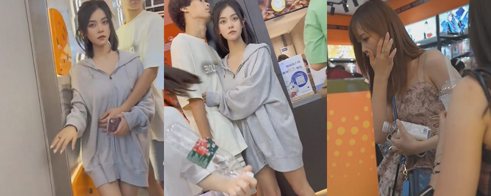 极品学生妹神似王菲 携手男友逛商场惨遭抄底 偷拍大神最新3月抄底视频流出