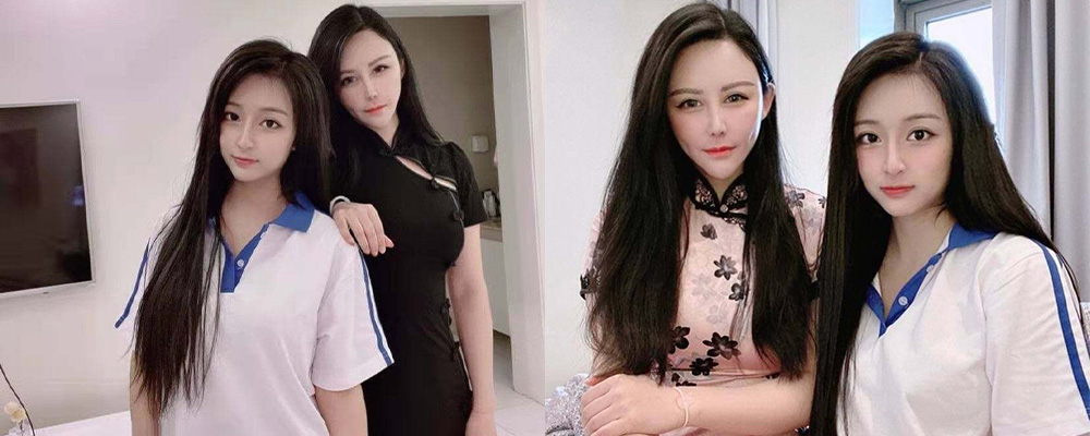 母女一起快乐不止一加一  上海静安区母女张琦一起下海服务视频流出