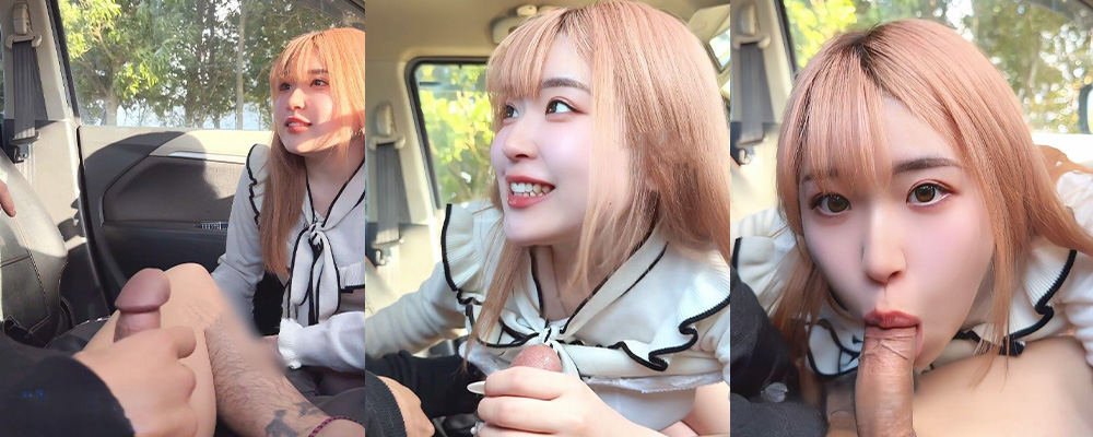 日本女人玩的就是花 只需要700元就可以在大学门口广场接受极品学生妹口爆服务