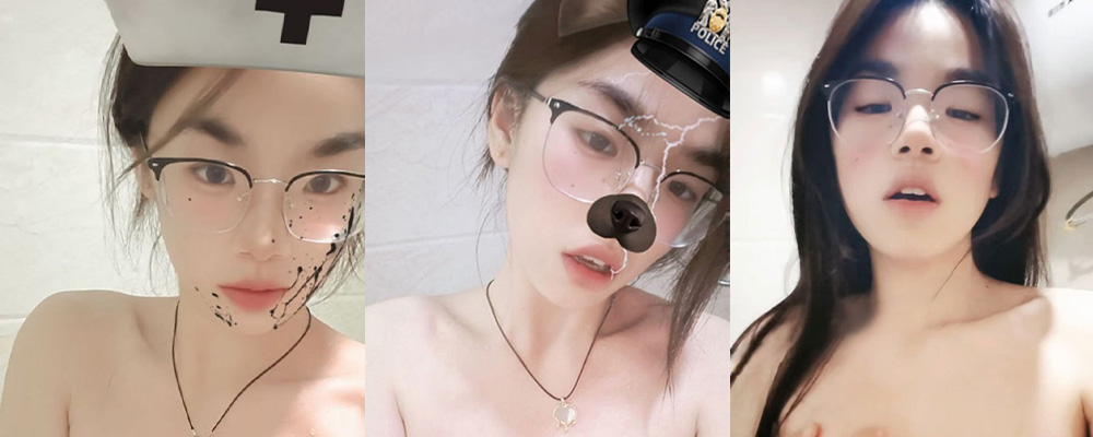 女人一旦骚起来真可怕 江苏盐城眼镜妹陈金瑶骚逼发痒在网上和人裸聊抠逼