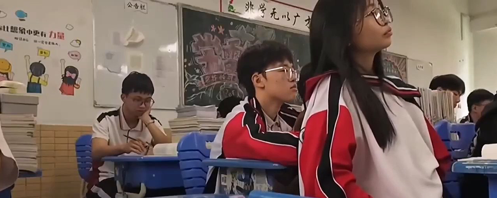 贵州高中生袁名扬上课期间摸女同学刘畅的胸 小纸条内容炸裂 被旁边同学拿大疆全程录像