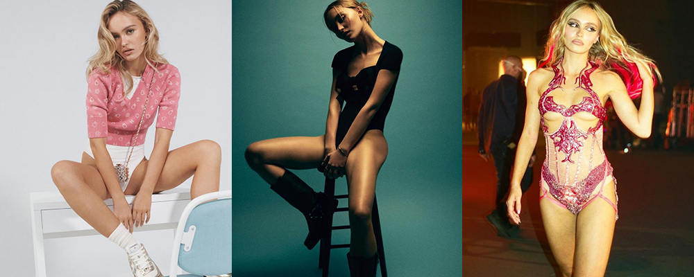 好莱坞男星强尼戴普女儿莉莉-萝丝·戴普裸拍放送 稚嫩酮体散发致命诱惑 镜头前展示酥胸嫩逼 