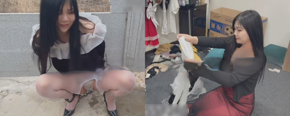 杭州西湖区抖M少妇佐珊珊被带到公园暴力调教 带着脚镣边走边喷尿