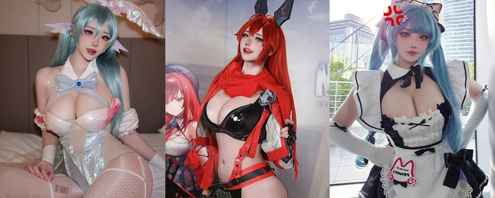 上海BW漫展女模YaSal配合摄影师拍摄 风骚的姿态让观众大饱眼福 被小红书博主shiki十七骷曝光丑态