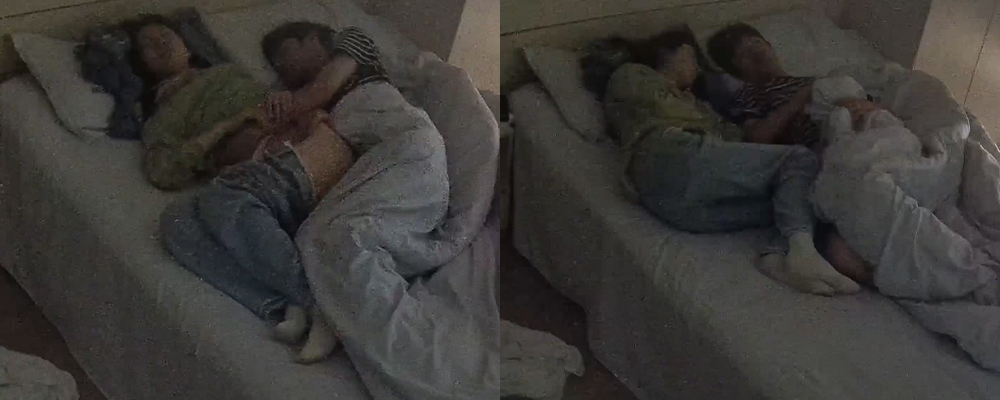 武汉大学出租房内小情侣打炮   被暗藏在角落的针孔摄像头拍到   脱下裤子露出翘臀后入猛插小穴