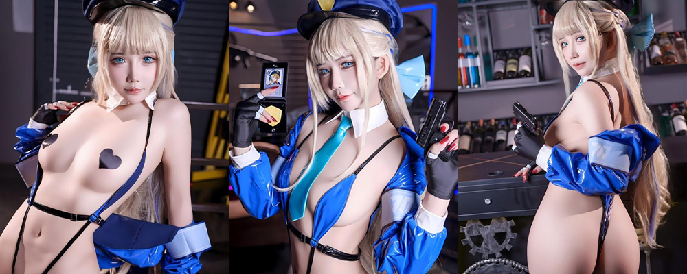 爆乳女神抱走莫子最新私拍来袭 cos飞鸟马时女警制服展露魔鬼身材 全程揉奶发骚眼神超迷离