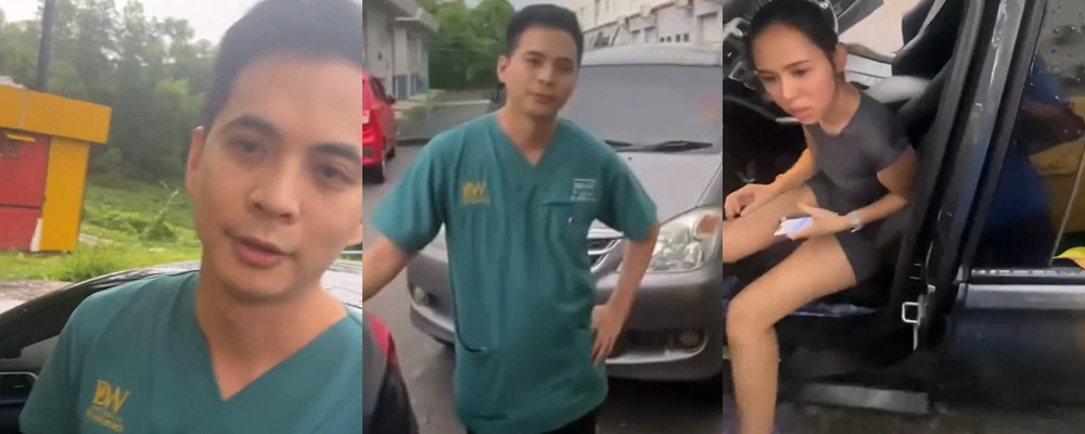 马来西亚吉兰丹医生出轨事件 女方老公捉奸在车两人丝毫不慌 气的当场曝光性爱视频供全网欣赏