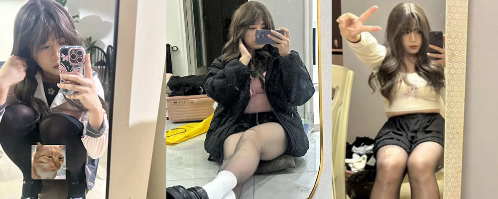 成都男娘咖啡厅lris梦咖卖淫事件 女装大佬饭饭为钱提供特殊服务 与金主酒店约炮性爱视频流出