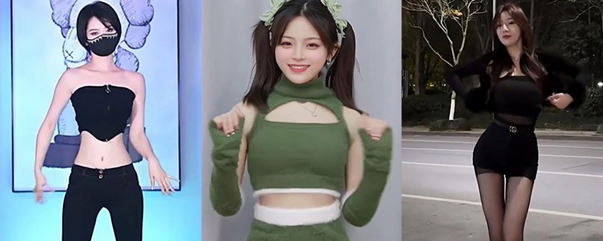 3P双视角抖音混剪PMV来袭  爆乳美人妖娆扭动 眼镜娘前后夹击 视听盛宴双倍刺激