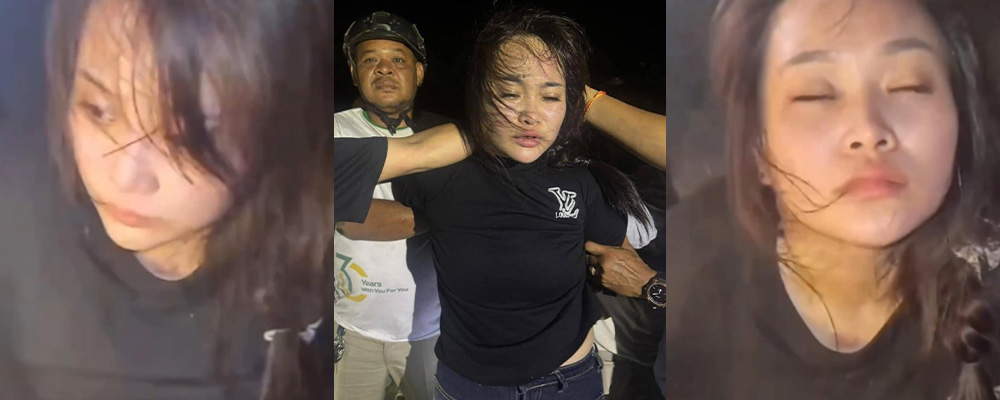 东南亚第一大嫂冯静后续   劫狱失败被捕后眼神激起无数男人保护欲    当众遭记者咸猪手袭击奶子