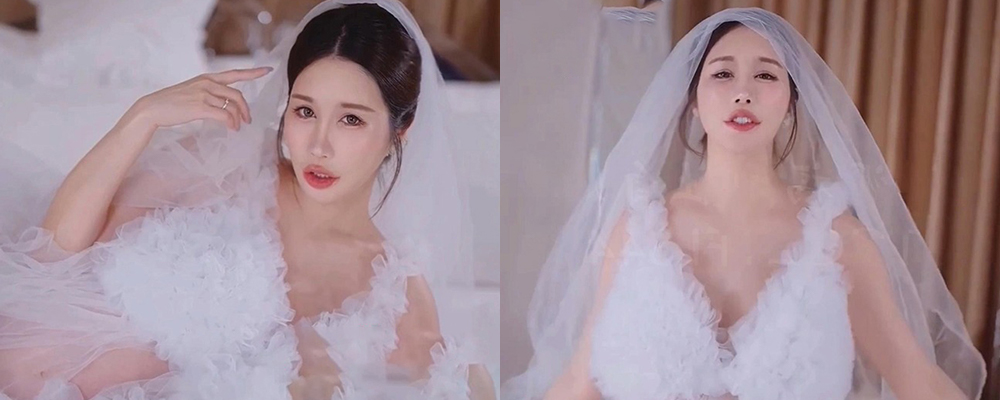 知名网黄辛尤里重磅推出孕期系列最终回     高挺腹部裹情趣婚纱暧昧挑逗  跨坐巨大鸡吧吸干精液