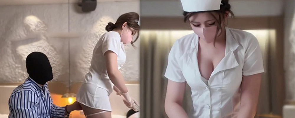 淫乱护士星野兔在病房被猥亵调戏  淫水泛滥无法控制   被大鸡巴爆裂猛肏得以满足