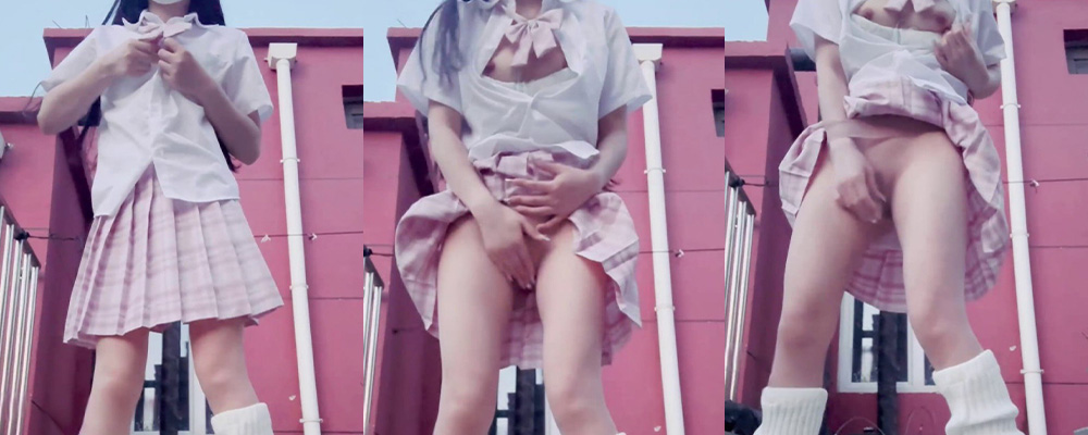 重口母狗阳台拉屎自慰视频来袭   白虎嫩穴被手指扣到当场喷尿  液体鱼粪便从大腿顺流而下